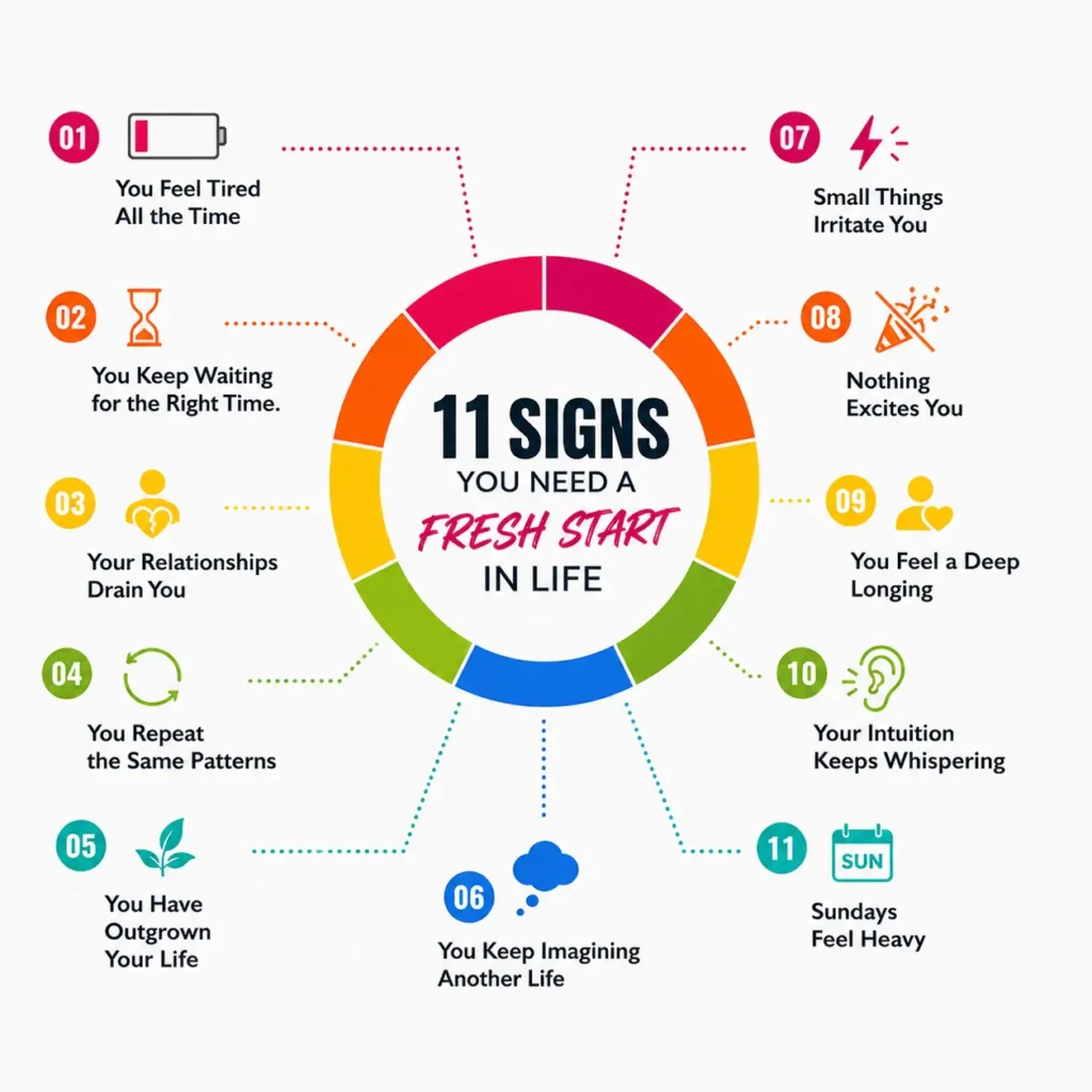 11 signs you need a fresh start in life and how to start fresh in life.