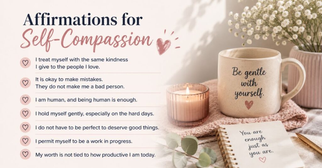Affirmations for Self-Compassion