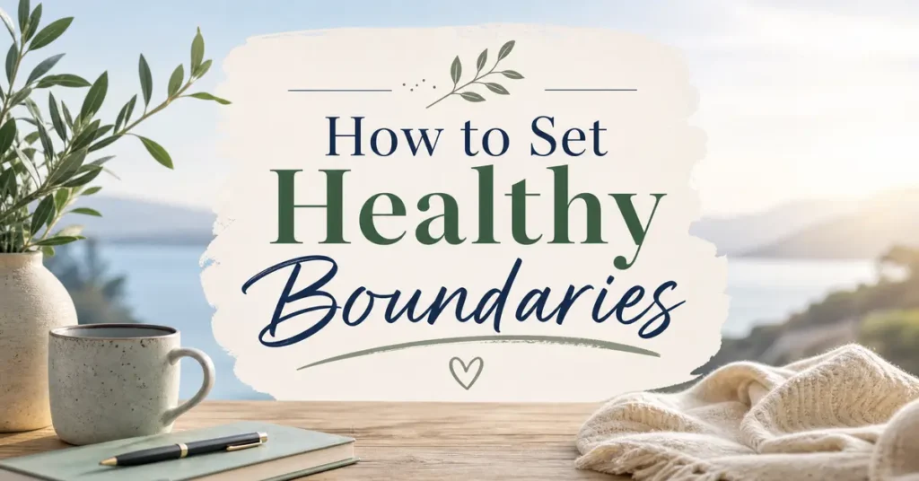 How to set healthy boundaries